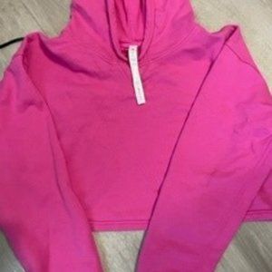 Lululemon Cropped Pink Hoodie
